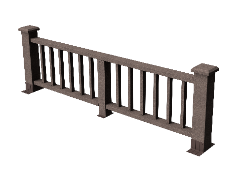 Ограждения декоративное ДПК GRINDERDECO Троя венге купить в Шуе Ограждения декоративное ДПК GRINDERDECO Троя венге купить в Шуе