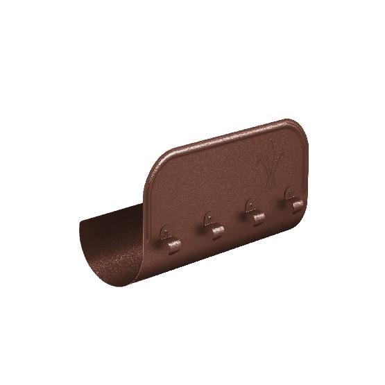 Водосток Aquasistem, Система 150/100 - Ограничитель перелива прямой RAL 8017 Коричневый matt купить в Шуе