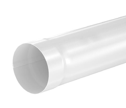 Водосток Aquasistem, система 125x90 - Труба водосточная 3.00м RR 20 Белый купить в Шуе