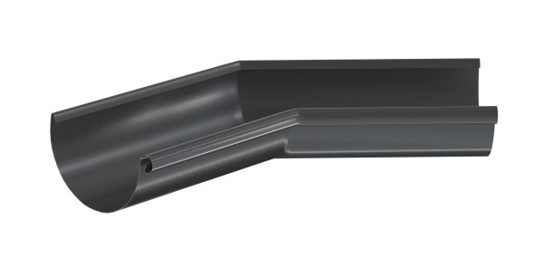 Водосток Aquasistem, система 150x100 - Угол желоба,внутренний 135° RR 23 Маренго купить в Шуе