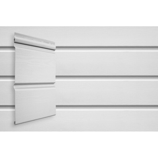 Виниловый сайдинг Grand Line Double-Брус Белый купить в Шуе Виниловый сайдинг Grand Line Double-Брус Белый купить в Шуе