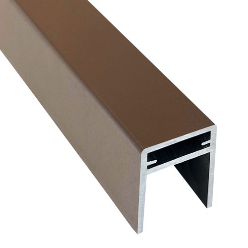 П-профиль Алюминиевый EasyDecking 35x25 Венге купить в Шуе П-профиль Алюминиевый EasyDecking 35x25 Венге купить в Шуе