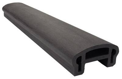 Перила вехнее фигурное Woodvex Select Графит купить в Шуе