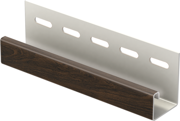 J-планка к Софиту PRO Тёмный орех купить в Шуе