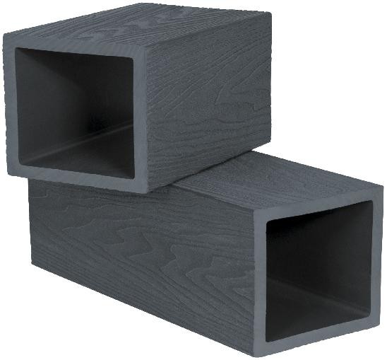 Столб опорный Polivan SINGARAJA 3D фактура дерева, чёрный купить в Шуе