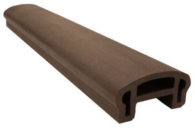 Перила вехнее фигурное Woodvex Select Темно - Коричневый купить в Шуе