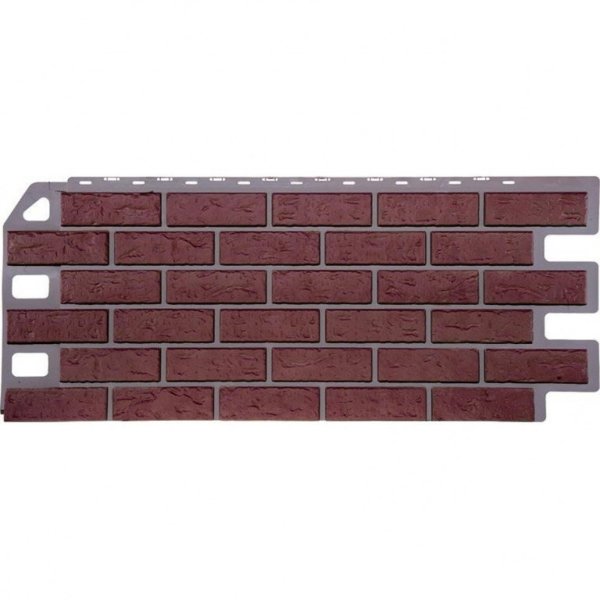 Фасадная панель FineBer, Кирпич, Красный купить в Шуе Фасадная панель FineBer, Кирпич, Красный купить в Шуе