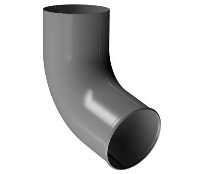 Отвод трубы D90 Döcke STAL PREMIUM Графит, (RAL 7024)
