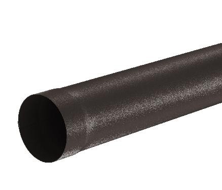 Водосток Aquasistem, Система 125x90 - Труба водосточная 1.00м RR 32 Тёмно-коричневый matt купить в Шуе Водосток Aquasistem, Система 125x90 - Труба водосточная 1.00м RR 32 Тёмно-коричневый matt купить в Шуе