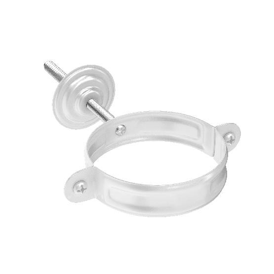 Водосток Aquasistem, система 125x90 - Комплект крепления трубы RR 20 Белый купить в Шуе Водосток Aquasistem, система 125x90 - Комплект крепления трубы RR 20 Белый купить в Шуе