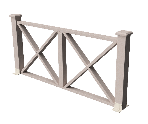 Ограждения декоративное ДПК GRINDERDECO Тауэр выбеленый дуб купить в Шуе Ограждения декоративное ДПК GRINDERDECO Тауэр выбеленый дуб купить в Шуе