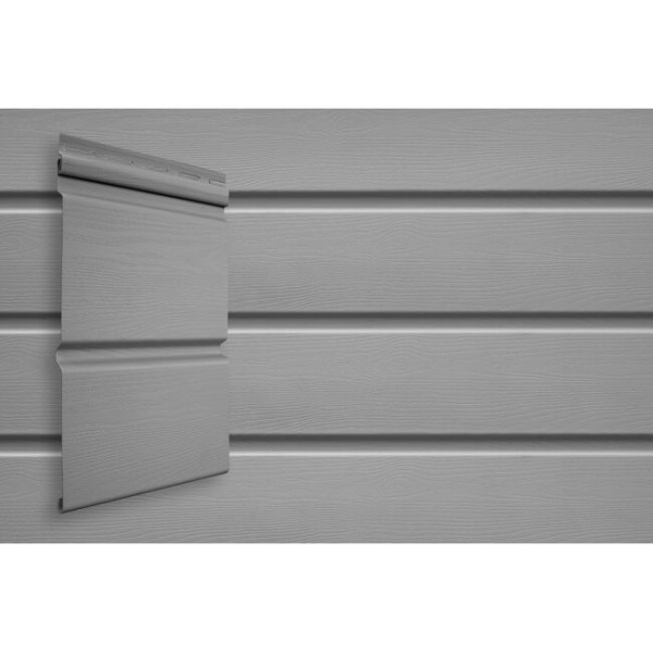 Виниловый сайдинг Grand Line Double-Брус Серый купить в Шуе Виниловый сайдинг Grand Line Double-Брус Серый купить в Шуе