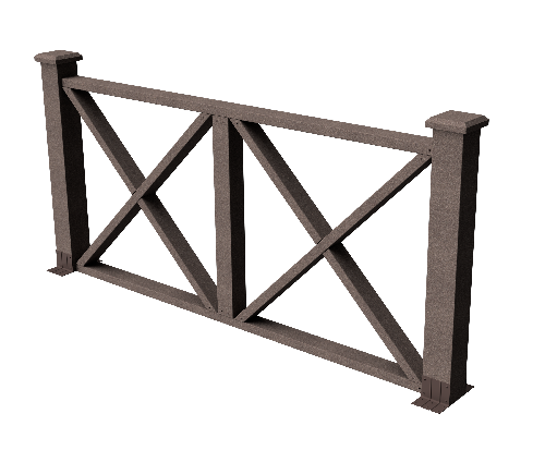 Ограждения декоративное ДПК GRINDERDECO Тауэр венге купить в Шуе Ограждения декоративное ДПК GRINDERDECO Тауэр венге купить в Шуе