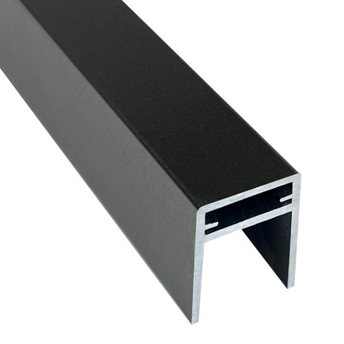 П-профиль Алюминиевый EasyDecking 35x25 Черное дерево купить в Шуе П-профиль Алюминиевый EasyDecking 35x25 Черное дерево купить в Шуе