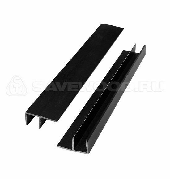 F-профиль ДПК Savewood – Чёрный купить в Шуе F-профиль ДПК Savewood – Чёрный купить в Шуе
