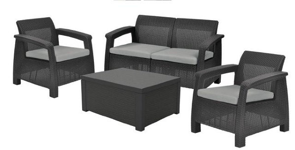 Комплект Corfu box set со столиком-ящиком для подушек (Европа) купить в Шуе Комплект Corfu box set со столиком-ящиком для подушек (Европа) купить в Шуе