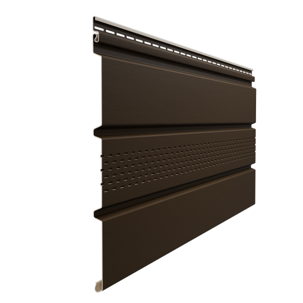 Софит Элит с центральной перфорацией Коричневый (темный дуб) купить в Шуе Софит Элит с центральной перфорацией Коричневый (темный дуб) купить в Шуе