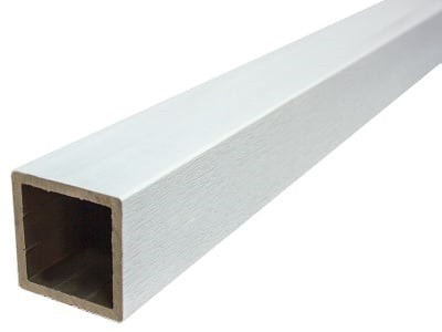 Столб опорный ДПК GardenParkett Белый