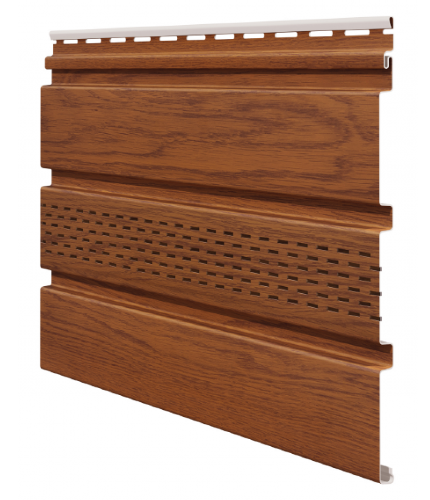 Софит ламинированный VOX NATURE с центральной перфорацией, Золотой-дуб купить в Шуе Софит ламинированный VOX NATURE с центральной перфорацией, Золотой-дуб купить в Шуе