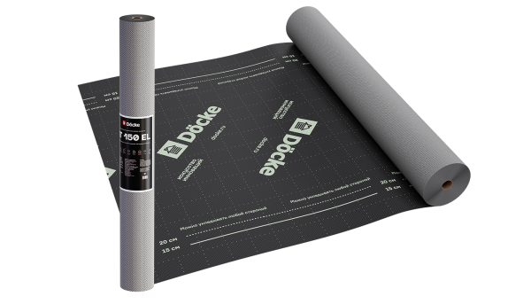 Супердиффузионная мембрана Docke, АT 150 EL трёхслойная, (универсальная с клеевой полосой) купить в Шуе