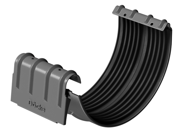 Соединитель желобов D125 Döcke STAL PREMIUM Графит, (RAL 7024) купить в Шуе Соединитель желобов D125 Döcke STAL PREMIUM Графит, (RAL 7024) купить в Шуе