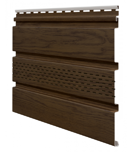 Софит ламинированный VOX NATURE с центральной перфорацией, Орех купить в Шуе Софит ламинированный VOX NATURE с центральной перфорацией, Орех купить в Шуе