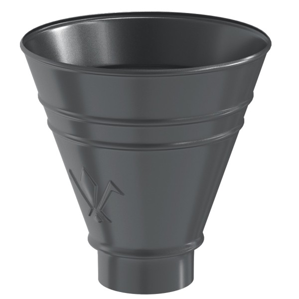 Водосток Aquasistem, система 125x90 - Воронка водосборная круглая RR 23 Маренго купить в Шуе Водосток Aquasistem, система 125x90 - Воронка водосборная круглая RR 23 Маренго купить в Шуе