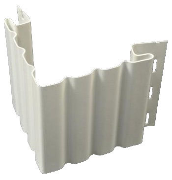 Наружный угол Рельефный широкий для сайдинга Mitten купить в Шуе Наружный угол Рельефный широкий для сайдинга Mitten купить в Шуе