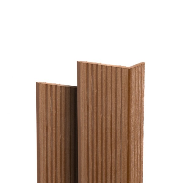 Угол торцевой Ecodecking Техно 70х35x3000 Бронза купить в Шуе