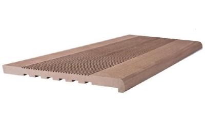 Ступени Полнотелые из ДПК NanoWood - Шоколад