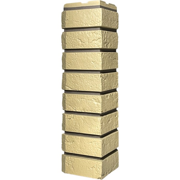 Угол наружный ДАЧНЫЙ Серия Баварский кирпич Песочный купить в Шуе Угол наружный ДАЧНЫЙ Серия Баварский кирпич Песочный купить в Шуе