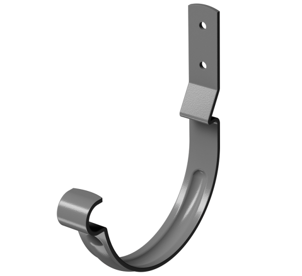 Карнизный крюк короткий (гнутый) D125 Döcke STAL PREMIUM Графит, (RAL 7024) купить в Шуе Карнизный крюк короткий (гнутый) D125 Döcke STAL PREMIUM Графит, (RAL 7024) купить в Шуе