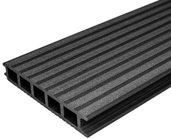 Террасная доска из ДПК бесшовная holzhof, Антрацит купить в Шуе Террасная доска из ДПК бесшовная holzhof, Антрацит купить в Шуе