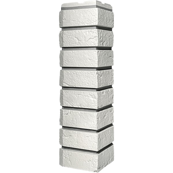 Угол наружный ДАЧНЫЙ Серия Баварский кирпич Белый купить в Шуе Угол наружный ДАЧНЫЙ Серия Баварский кирпич Белый купить в Шуе