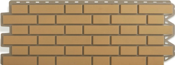 Фасадная панель Альта-Профиль, Кирпич Клинкерный, Бежевый купить в Шуе