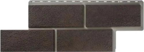 Фасадная панель Альта-Профиль Неаполитанский камень - Коричневый купить в Шуе