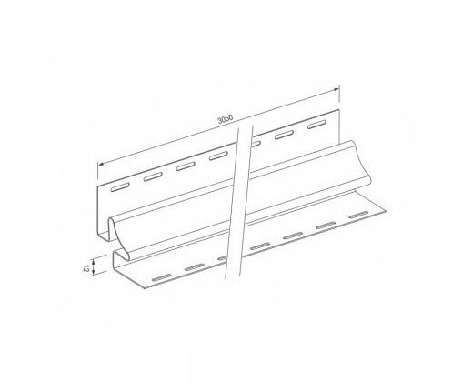Внутренний угол для винилового сайдинга VOX STANDART купить в Шуе Внутренний угол для винилового сайдинга VOX STANDART купить в Шуе