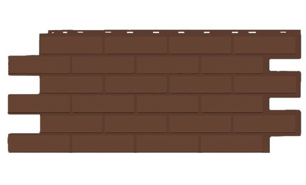 Фасадная панель T-Siding Кирпич Модерн Эко Браун купить в Шуе Фасадная панель T-Siding Кирпич Модерн Эко Браун купить в Шуе