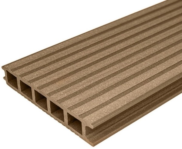 Террасная доска из ДПК бесшовная holzhof, Орех купить в Шуе Террасная доска из ДПК бесшовная holzhof, Орех купить в Шуе