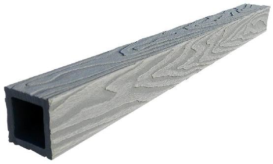 Балясина ДПК 3D GardenParkett фактура дерева Серый купить в Шуе Балясина ДПК 3D GardenParkett фактура дерева Серый купить в Шуе