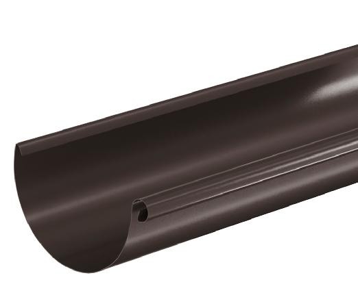 Водосток Aquasistem, система 125x90 - Водосточный желоб 3.00м RR 32 Тёмно Коричневый купить в Шуе Водосток Aquasistem, система 125x90 - Водосточный желоб 3.00м RR 32 Тёмно Коричневый купить в Шуе