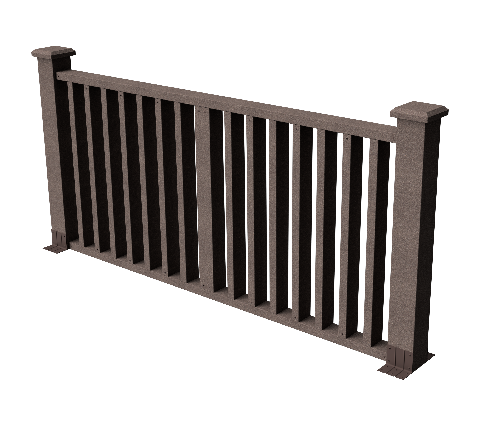 Ограждения декоративное ДПК GRINDERDECO Риальто венге купить в Шуе Ограждения декоративное ДПК GRINDERDECO Риальто венге купить в Шуе