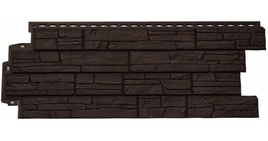 Фасадная панель Grand Line Сланец Шоколадный (коричневый) купить в Шуе Фасадная панель Grand Line Сланец Шоколадный (коричневый) купить в Шуе