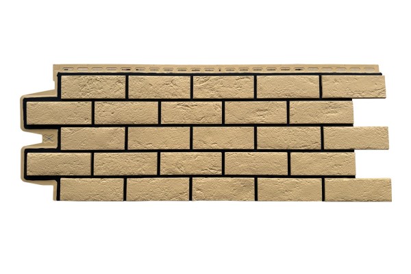 ФП Grand Line состаренный кирпич премиум Песочный (шов RAL 9005) купить в Шуе