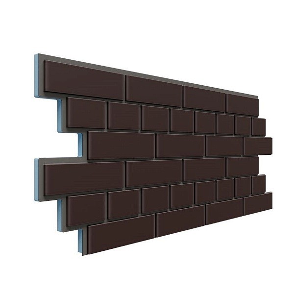 Фасадная термопанель Доломит кирпич 20мм Коричневый купить в Шуе Фасадная термопанель Доломит кирпич 20мм Коричневый купить в Шуе