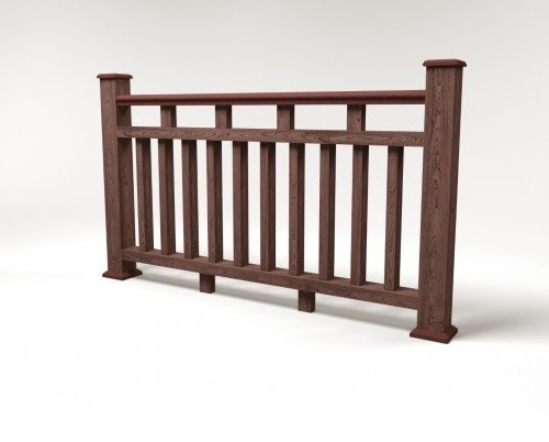 Ограждение из ДПК FG8 шоколад купить в Шуе Ограждение из ДПК FG8 шоколад купить в Шуе