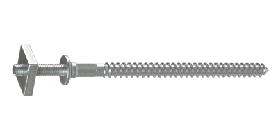 Шпилька специальная с гайкой Docke Premium ПВХ - Пломбир