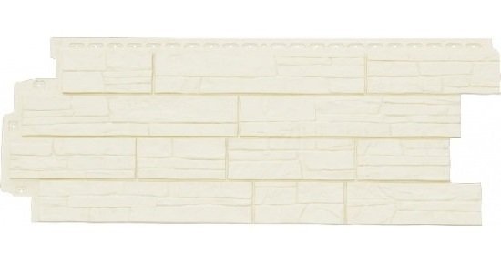 Фасадная панель Grand Line Сланец молочный купить в Шуе