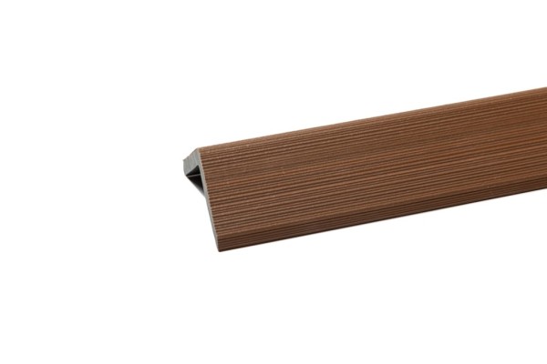 Уголок торцевой Ecodecking Скай коэкструзия 45х45х3000 Тик купить в Шуе Уголок торцевой Ecodecking Скай коэкструзия 45х45х3000 Тик купить в Шуе