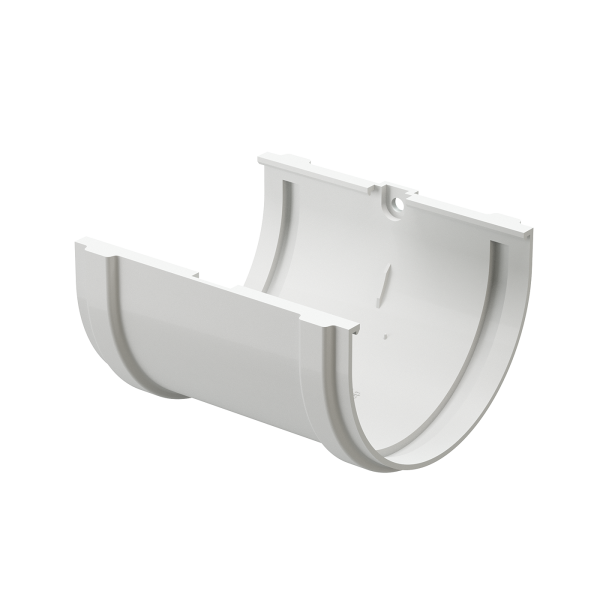 Соединитель желоба Docke Premium ПВХ - Пломбир купить в Шуе Соединитель желоба Docke Premium ПВХ - Пломбир купить в Шуе